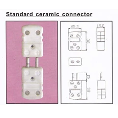 thermocouple connector standard size ceramic