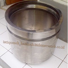 vas bunga stainless