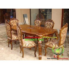 meja kursi makan ganesa set