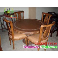 meja kursi makan salina pot