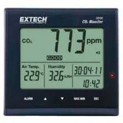 extech co 100 desktop indoor air quality co2 monitor
