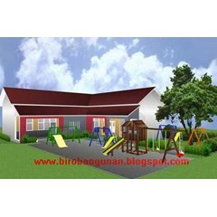 desain gedung tk