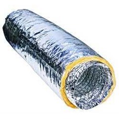 flexible duct insulated glasswoll dia.4