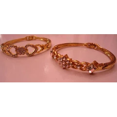 gelang titanium warna emas