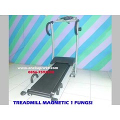 alat fitness treadmill ( treadmill manual magnetik 2 fungsi)