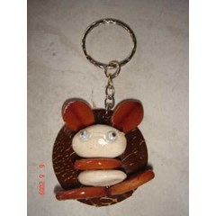 souvenir gantungan kunci batok