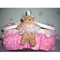 pinky bear basket