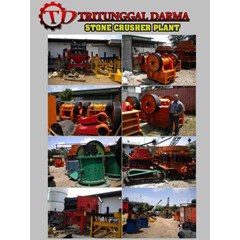 mesin pemecah batu / stone crusher plant shan bao kapasitas 70-100 ton/ jam
