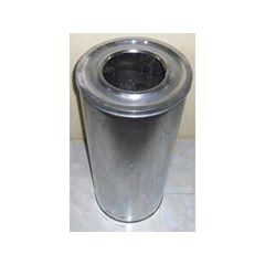 tempat sampah stainless jumbo lubang atas