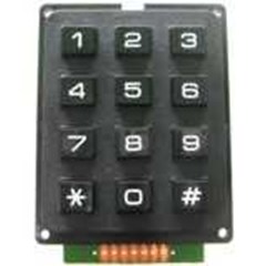 keypad rubber 3x4