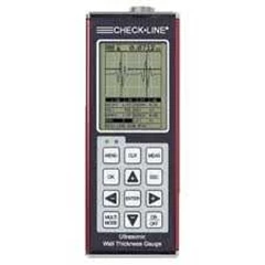 check line ti-pvx precision ultrasonic a-scan thickness gauge