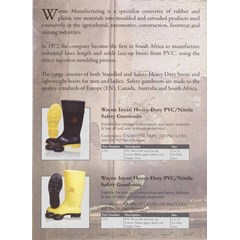 wayne inyati heavy - duty pvc / nitrile safety gumboots
