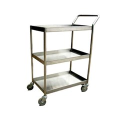 trolley makanan dengan pegangan