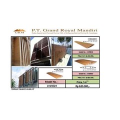 biowood composite wood sunshade louver
