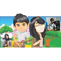 karikatur couple