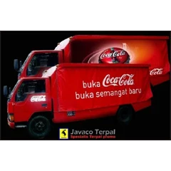 terpal truk coca cola