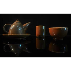 teko ( pitcher) + tray