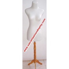patung micky wanita + kaki kayu