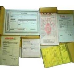 cetakan faktur, nota dll