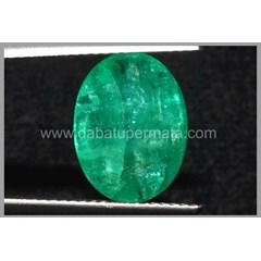 batu mulia fresh green zamrud colombia ( bem 030)