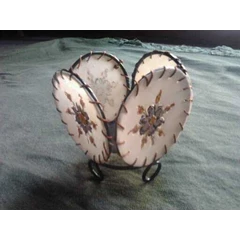 tempat lilin motif bunga