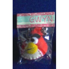 angry bird keychain