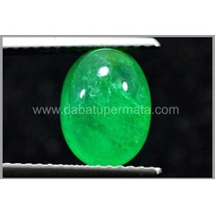 batu mulia fresh green zamrud colombia ( bem 033)