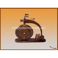 jam meja model sepeda