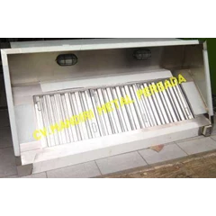 stainless steel exhaust hood with filter with lamp