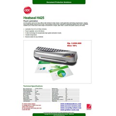 mesin laminating gbc heat seal h425