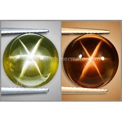 batu permata antik green quarts beryl sharp star ( bgq 014)