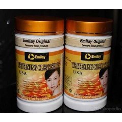 pil pemutih badan emilay whitening softgel usa