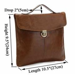 7073b cowboy 100% vintage leather i-pad tablet read accessorie holder