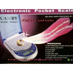timbangan duduk pocket 0, 1-500g