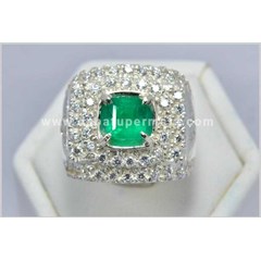 charming batu mulia zamrud colombia good ( em 060)