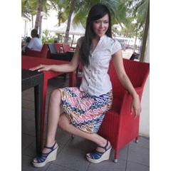 rok batik katun