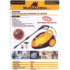 mcculloch fh 80e jet cleaner