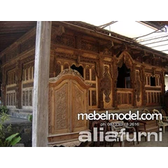 gebyok kudus rumah kayu joglo