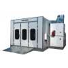 double blower spray booth