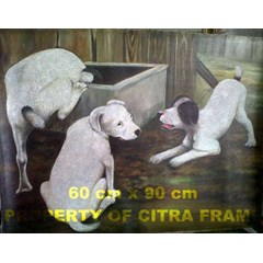 lukisan anjing