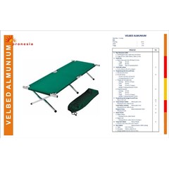 folding bed alumunium