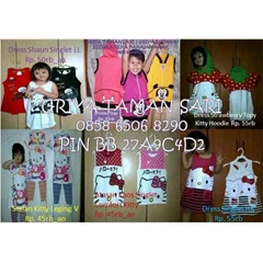 pakaian anak shaun the sheep | angry bird | strowberry short cake | hello kitty
