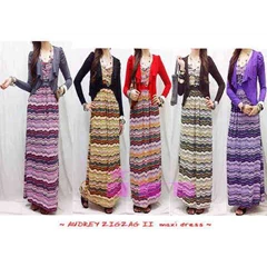 audrey zigzag 2 maxi dress