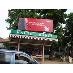 bus shelter coca-cola tebet