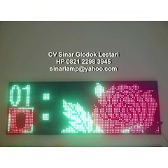lampu led running text