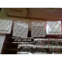 sakelar kembar lm601 series lumitek