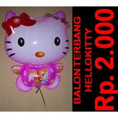 balon terbang hello kitty