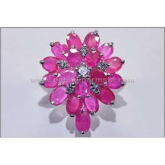 cincin batu sircon pink ruby new m2 ( rbc 060)