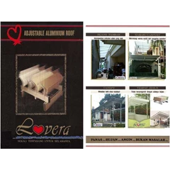 lovera ajustable aluminium roof