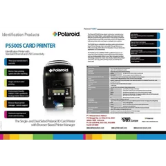 card printer polaroid p 5500s single & double side printing